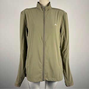 J.Lindeberg Khaki Utility Windbreaker Men Jacket Size L